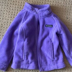 2T Columbia Vibrant Purple Fleece Jacket